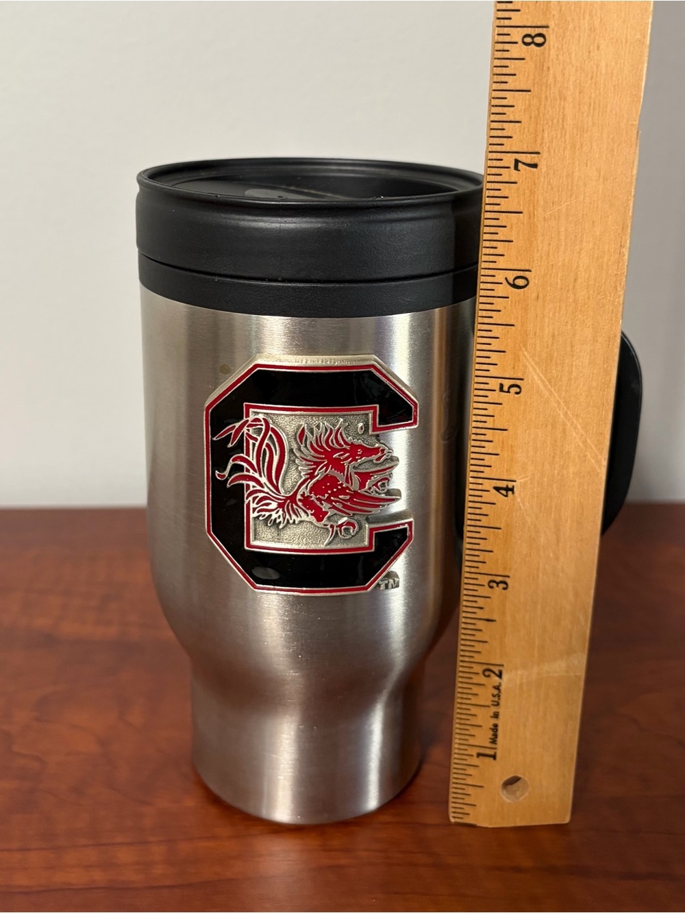South Carolina Gamecocks Stainless Travel Mug - Picture 5 of 8